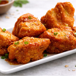 CUBES DE BLANC DE POULET CUITS « ROYAL-TAO » (*45)