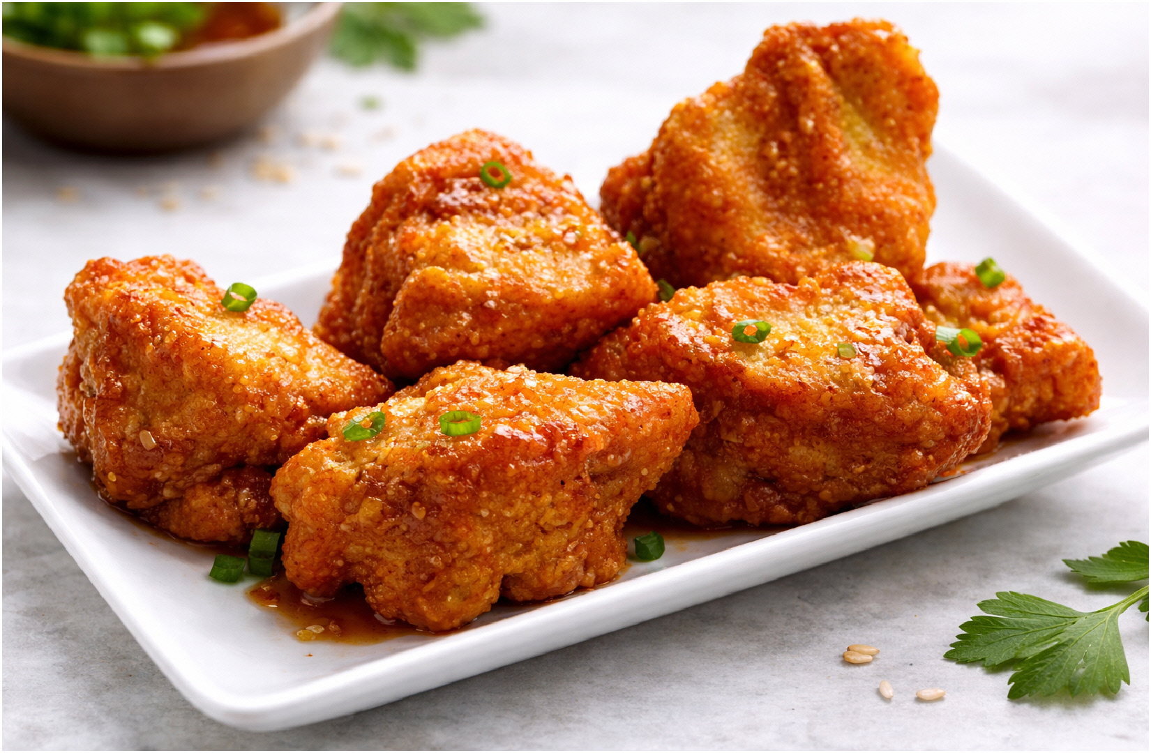 CUBES DE BLANC DE POULET CUITS « ROYAL-TAO » (*45)