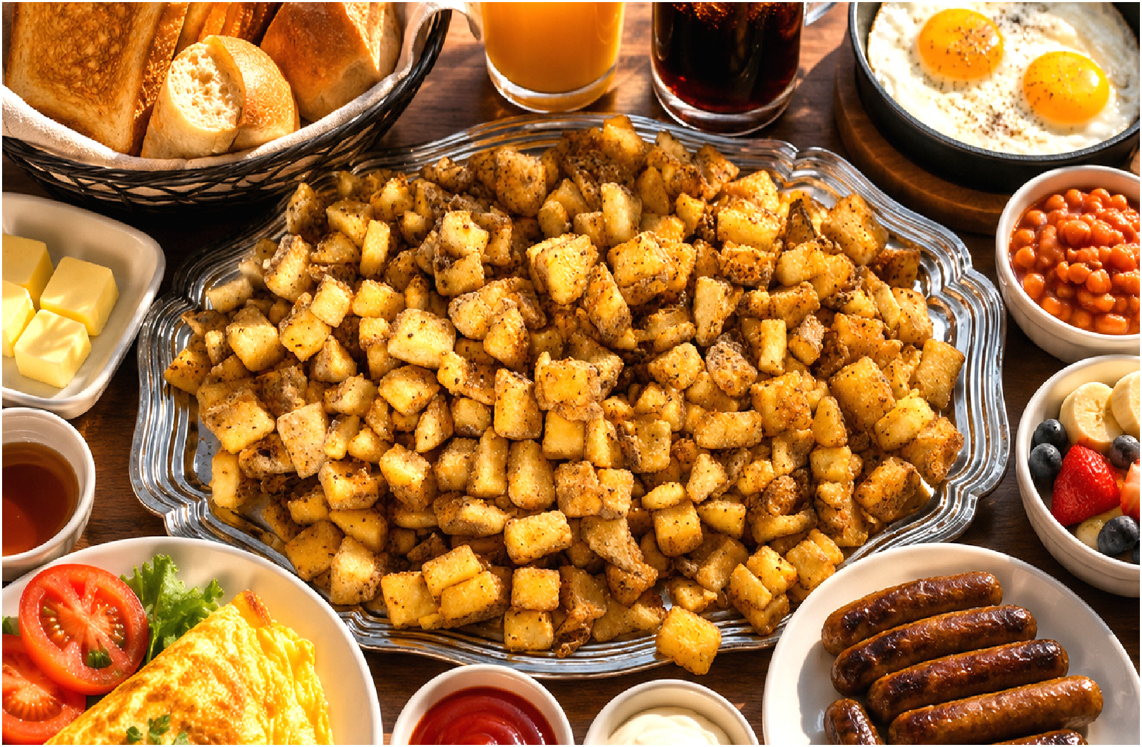 PATATES CUBES ASSAISONNÉES « STYLE RANCH » (3.40 LBS)