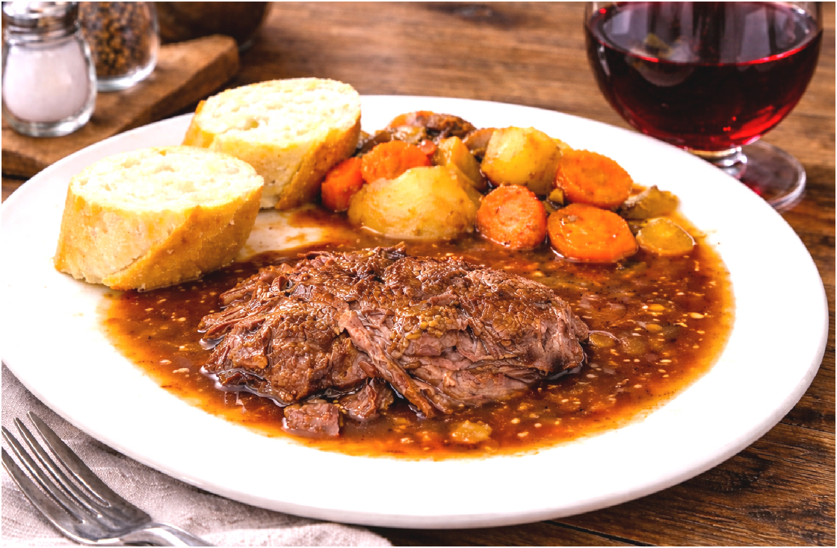 MIGNON DE RÔTI DE BOEUF CUIT EN SAUCE « NOTRE SIGNATURE » (2)