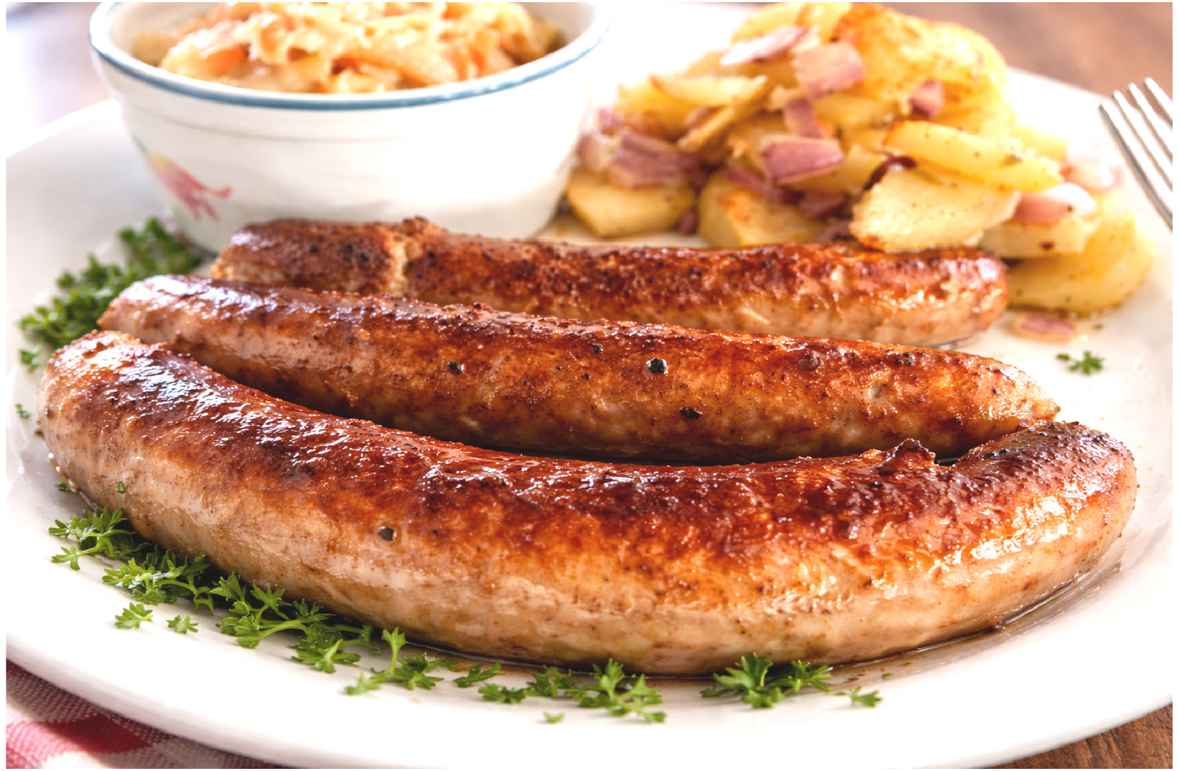 SAUCISSES MAISON « À L&rsquo;ANCIENNE » (*14)