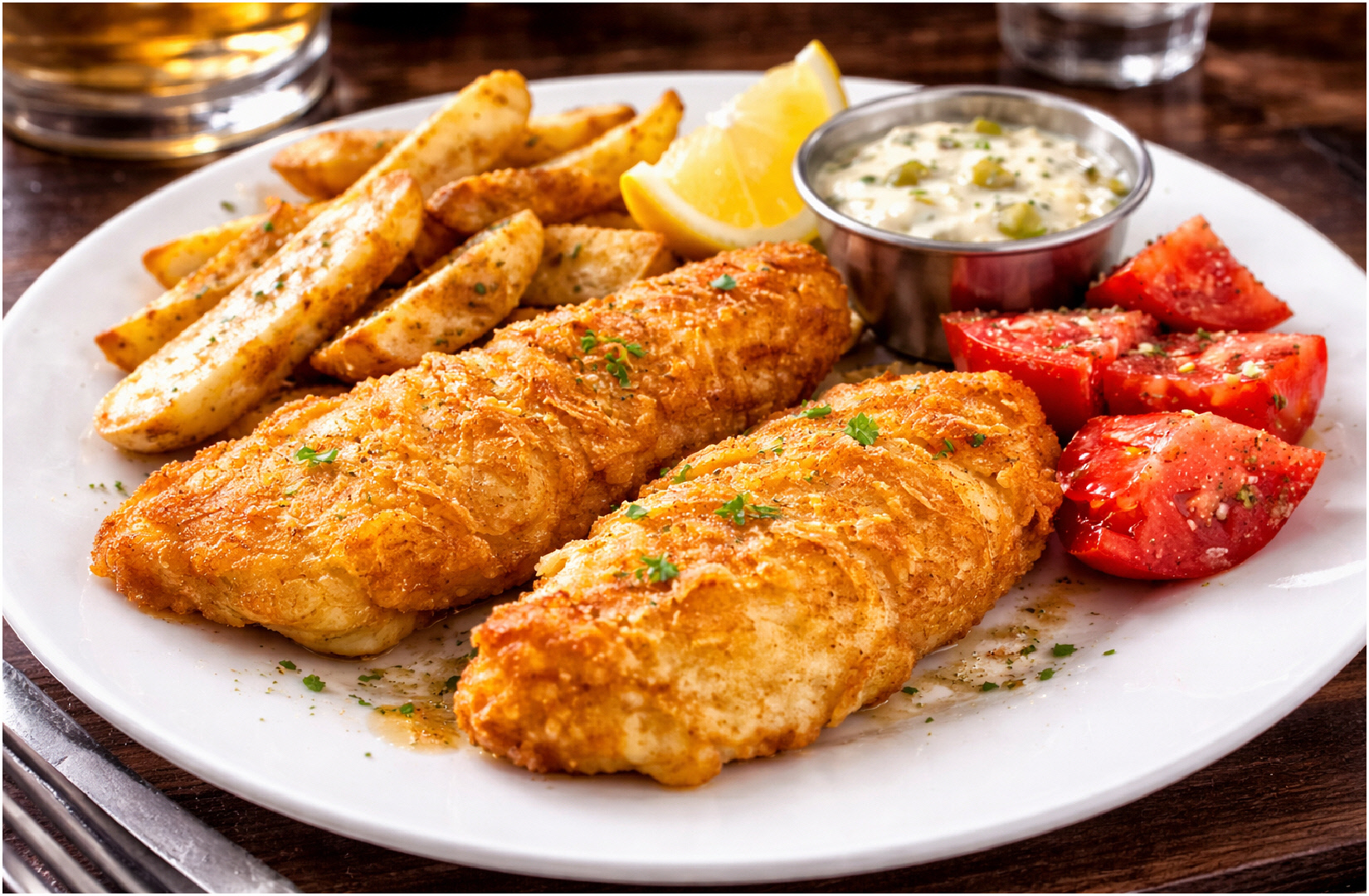 FISH AND CHIPS ENROBÉ À LA « BIÈRE DE PUB » (6)