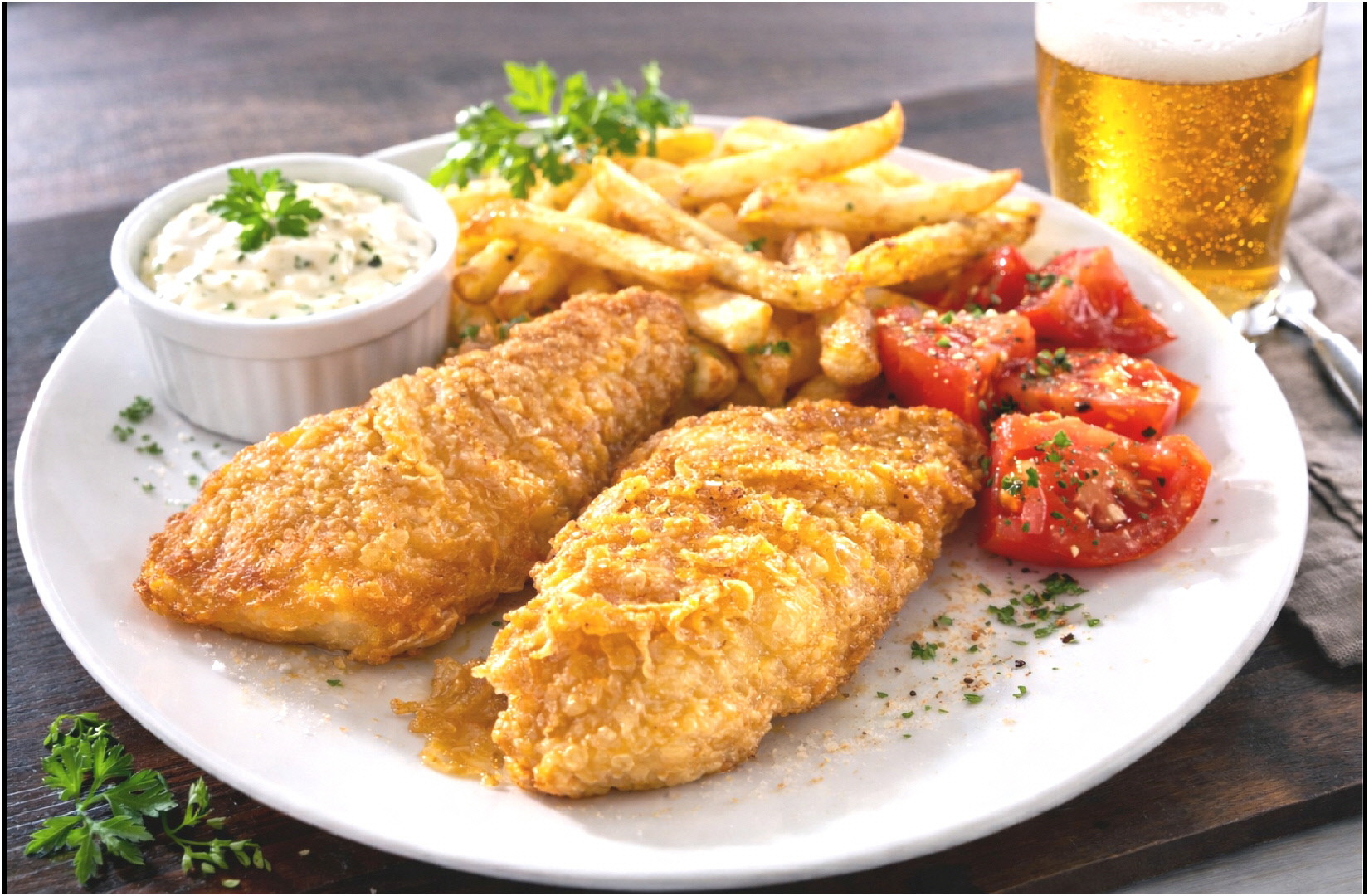 FISH AND CHIPS ENROBÉ À LA « BIÈRE DE PUB » (6)