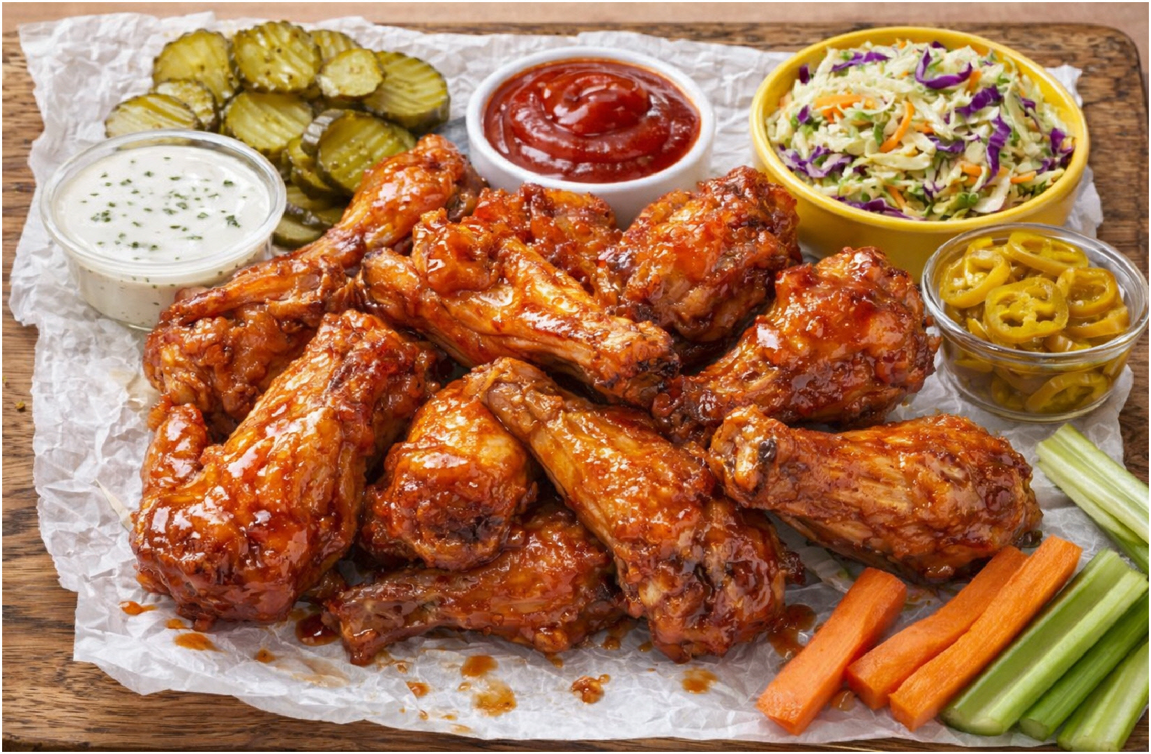 AILES DE POULET XL « BBQ VELOUTÉ » (3 LBS)