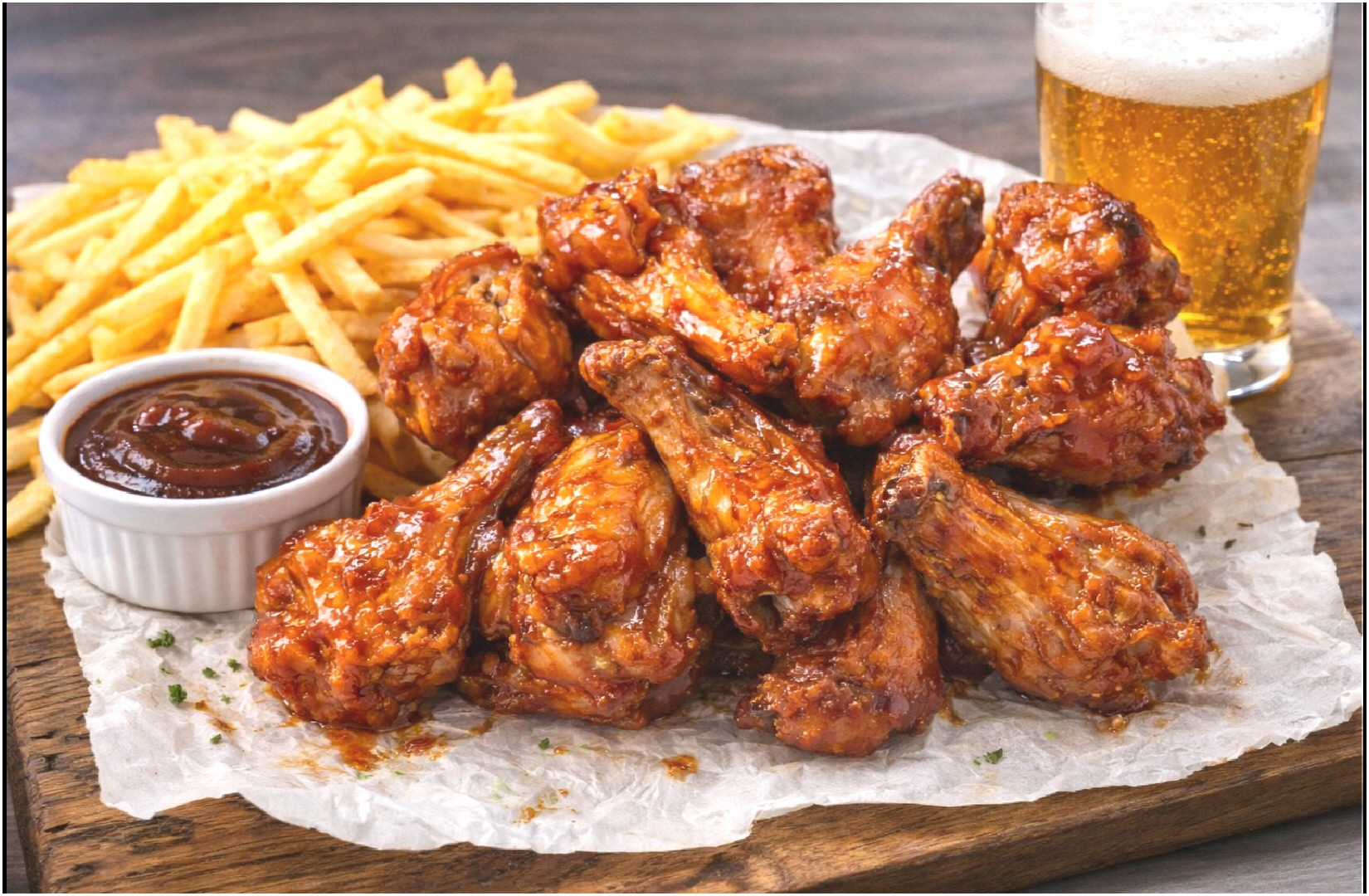 AILES DE POULET XL « BBQ VELOUTÉ » (3 LBS)