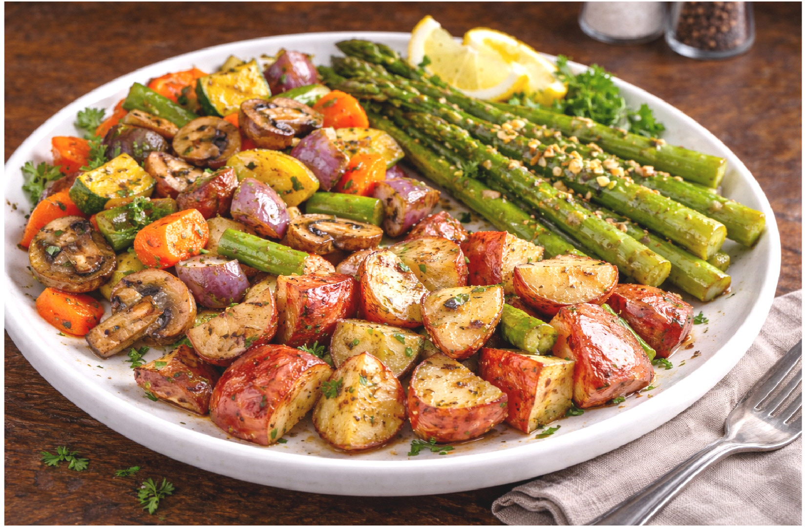 MÉLANGE DE LÉGUMES D’ÉTÉ  RÔTIS « DELUXE » (3 LBS)