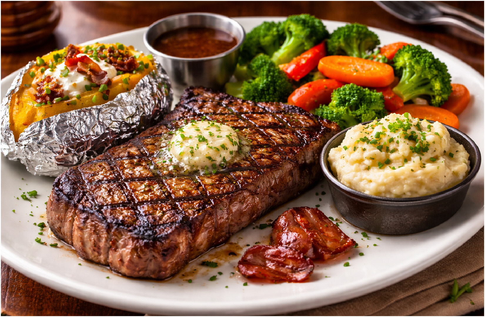 STEAK DE CONTREFILET AAA « ANGUS PRIME » (2 X 8 OZ)