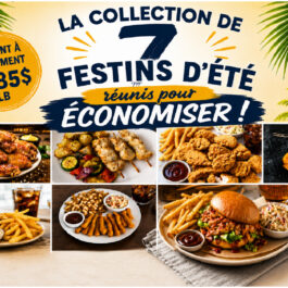 LA COLLECTION DE 7 FESTINS D&rsquo;ÉTÉ (7 X 3 LBS)