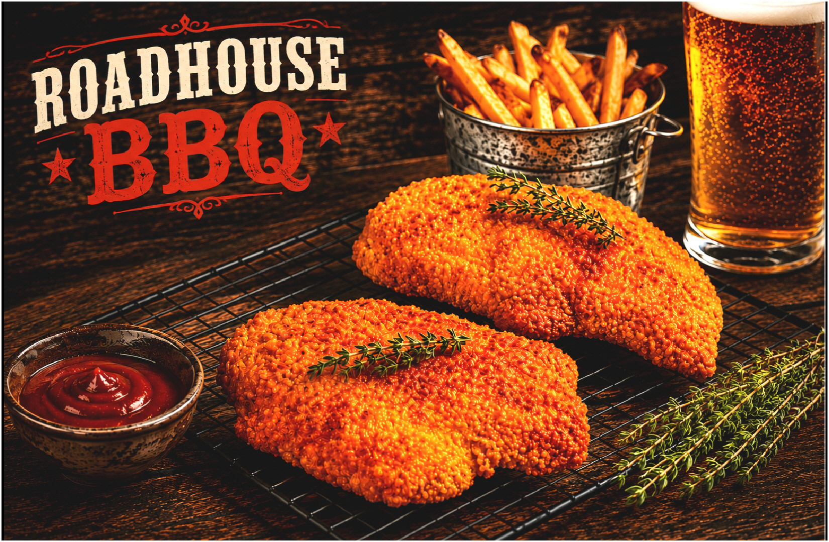 POITRINES DE POULET ROADHOUSE BBQ - le meilleur du surgelé